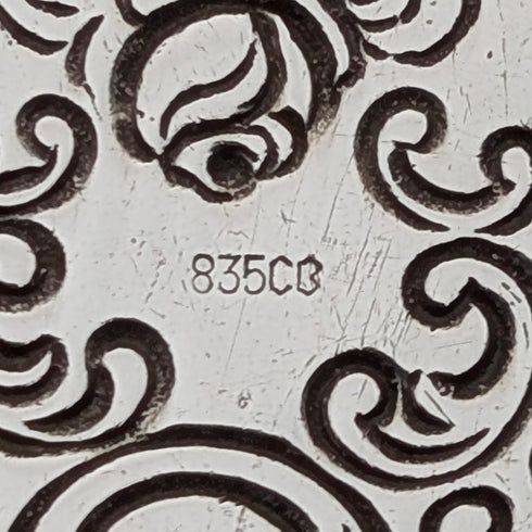 ヴィンテージ コンチネンタルシルバー製 バラ装飾 ペストリーサーバ 40g