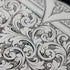 1901 British antique scroll engraved sterling silver card case 68g WILLIAM M. HAYES