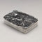 Vintage Hunting Relief Decorated Sterling Silver Square Box 69g