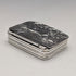 Vintage Hunting Relief Decorated Sterling Silver Square Box 69g