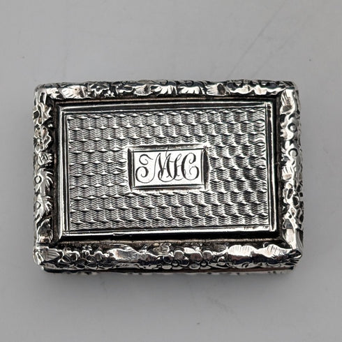 1824年英國古董純銀油醋汁瓶 19.5克 John Bettridge