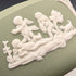 英國復古 Wedgwood Jasperware 豆形飾品盒,綠色