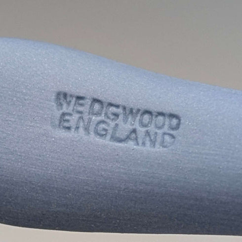 British Vintage Wedgwood Jasperware Tea Caddy Spoon, Pale Blue
