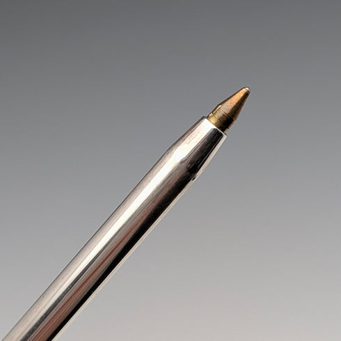 1975年 英国ヴィンテージ 純銀製定規&ボールペン William Manton ケース付