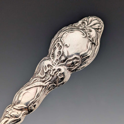 1903年 英国アンティーク 純銀ハンドル シューホーン ボタンフックセット G&C Ltd