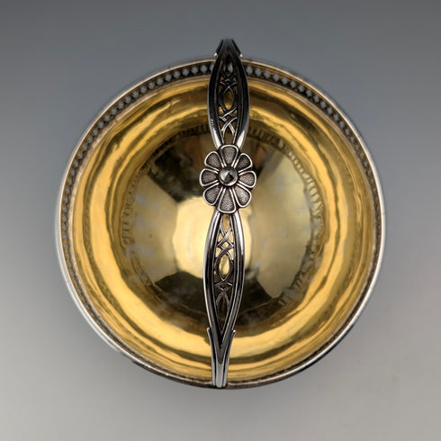 德國古董 800 銀籃子帶手柄 137g Wilkins