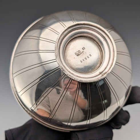 德國古董 800 銀籃子帶手柄 137g Wilkins