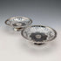 1910 British antique sterling silver small pedestal dish pair, total weight 104g Mappin & Webb
