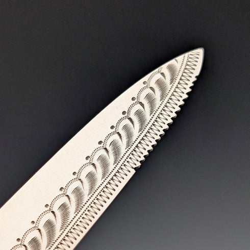 1898年頃 英国アンティーク シルバープレート製 デザートカトラリー12ペア Allen&Darwin 木箱入り