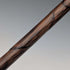 Antique British brown shaft sterling silver horsehead handle walking stick 92cm Emma Blumenstein