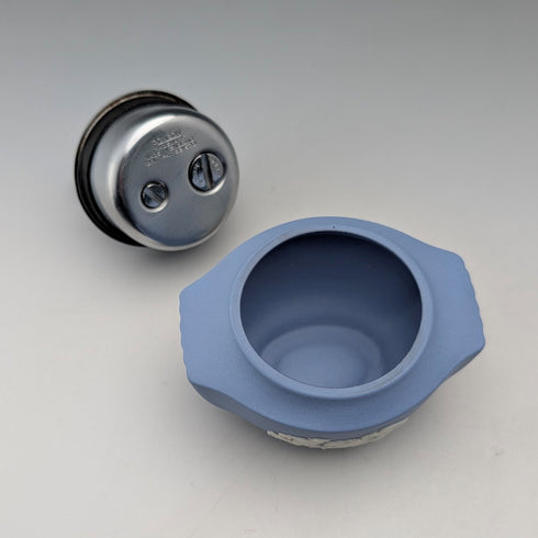 英国ヴィンテージ ウェッジウッド ジャスパーウェア製 RONSONオイルライター 舟型