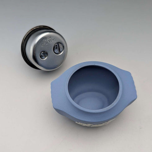 英國復古 Wedgwood Jasperware Ronson 船型油打火機