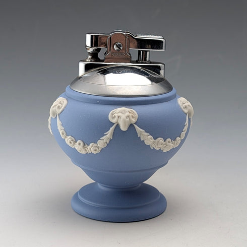 英國古董 Wedgwood Jasperware Ronson 油打火機,花瓶形