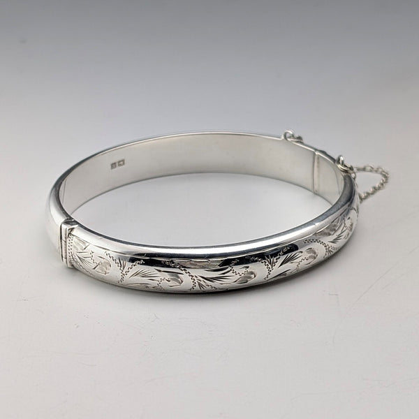 1961 British Vintage Sterling Silver Bracelet T&H Carthorne