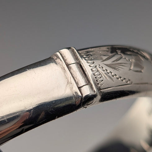 1961年 英国ヴィンテージ 純銀製 ブレスレット T&H Carthorne