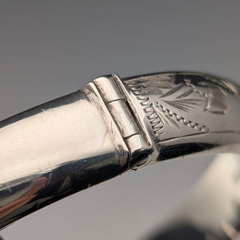 1961年 英国ヴィンテージ 純銀製 ブレスレット T&H Carthorne