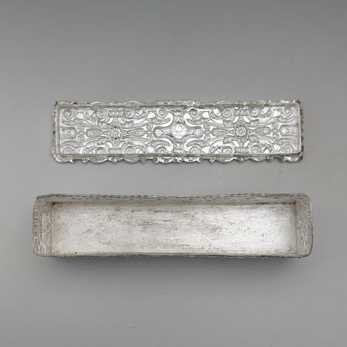 古董英國鍍銀飾品盒