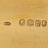1843年 英国アンティーク ギルト純銀蓋 ガラス トリンケットボックス William Neale