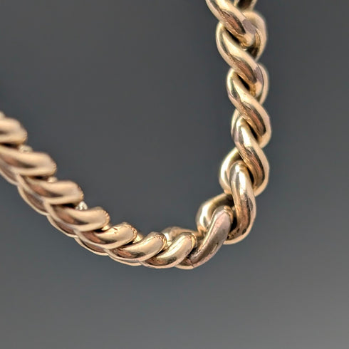 Antique rolled gold Albert chain, no fob