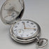 Circa 1926 Antique Longines Pocket Watch, Silver Hunter Case, Arabic Indexes, Good Working Condition