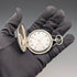 Circa 1926 Antique Longines Pocket Watch, Silver Hunter Case, Arabic Indexes, Good Working Condition