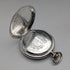 Circa 1911 Antique Longines Pocket Watch Silver Side Hunter Case Roman Index Good Working Condition