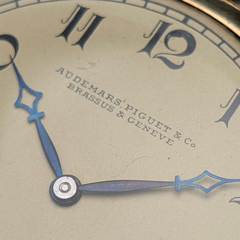 1928 愛彼懷錶 K18 黃金薄型開放式已檢修