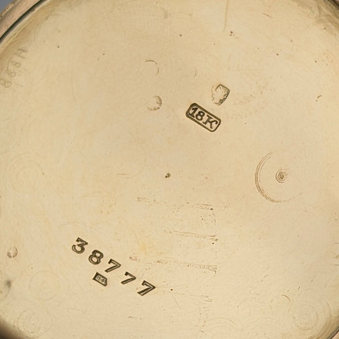 1928 愛彼懷錶 K18 黃金薄型開放式已檢修