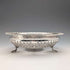 1911 年英國古董穿孔耳環純銀帶腳水果碗 436 克 Goldsmiths&Silversmiths