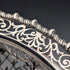 1911 年英國古董穿孔耳環純銀帶腳水果碗 436 克 Goldsmiths&Silversmiths