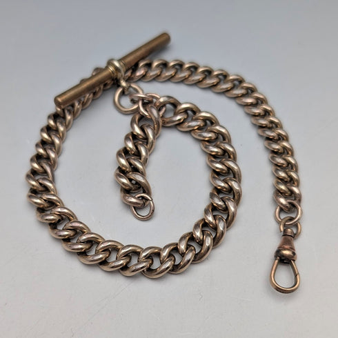 Antique rolled gold Albert chain, no fob