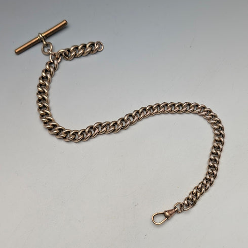 Antique rolled gold Albert chain, no fob