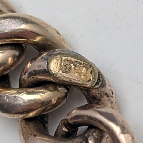 Antique rolled gold Albert chain, no fob