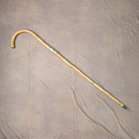 フレンチヴィンテージ 曲がりハンドル ツーリストステッキ タンシャフト 78cm