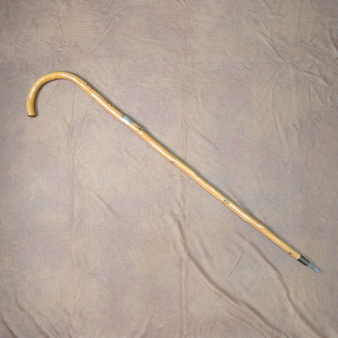 フレンチヴィンテージ 曲がりハンドル ツーリストステッキ タンシャフト 78cm