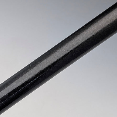 1903年英國古董黑軸彎柄純銀裝飾手杖92厘米