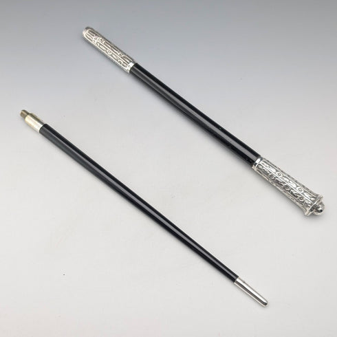 1917 年英國古董純銀裝飾指揮棒 Ebenezer Newman 帶盒