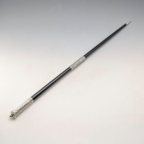 1917 年英國古董純銀裝飾指揮棒 Ebenezer Newman 帶盒