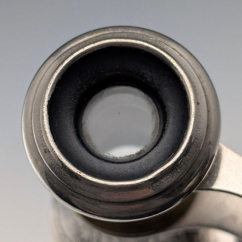 Circa 1900 Antique Silver Plate Hunting Decoration Opera Glasses Binoculars