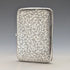 1895 British antique sterling silver double door card case, 123g, Deakin & Francis