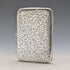 1895 British antique sterling silver double door card case, 123g, Deakin & Francis