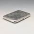 1895 British antique sterling silver double door card case, 123g, Deakin & Francis