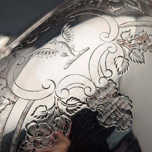 19世紀後半 英国アンティーク シルバープレート製 ティーポット