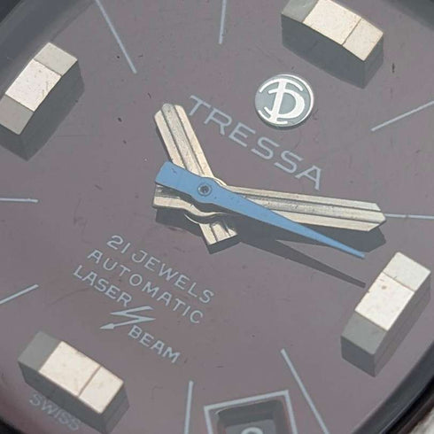 約 1970 年瑞士 Tressa 自動腕錶雷射光束工作狀況良好
