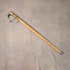 Vintage Malacca Rattan Shaft Horn Handle Small Walking Stick Cane 63cm