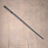 Vintage black shaft rondelle handle walking stick 85cm