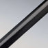 1889 British antique black shaft sterling silver rondelle handle lightweight walking stick 88cm