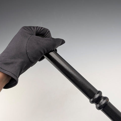 復古黑軸圓柄手杖 85 厘米