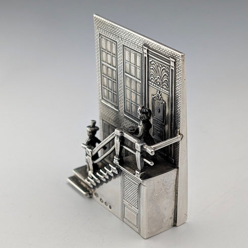 Dutch vintage 835 silver "Romeo and Juliet" miniature 50g H. Hooijkaas