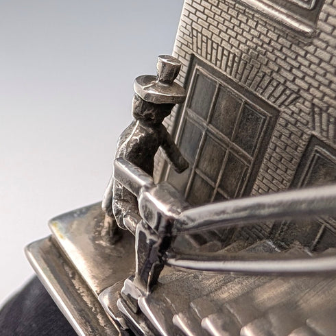 Dutch vintage 835 silver "Romeo and Juliet" miniature 50g H. Hooijkaas